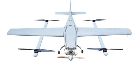 4HFW325油動垂直起降固定翼無人機